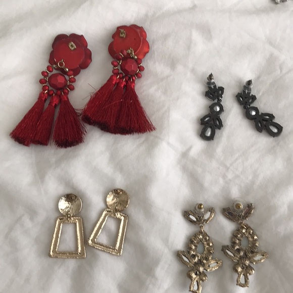 Bundle of 4 statement earrings - Picture 6 of 10